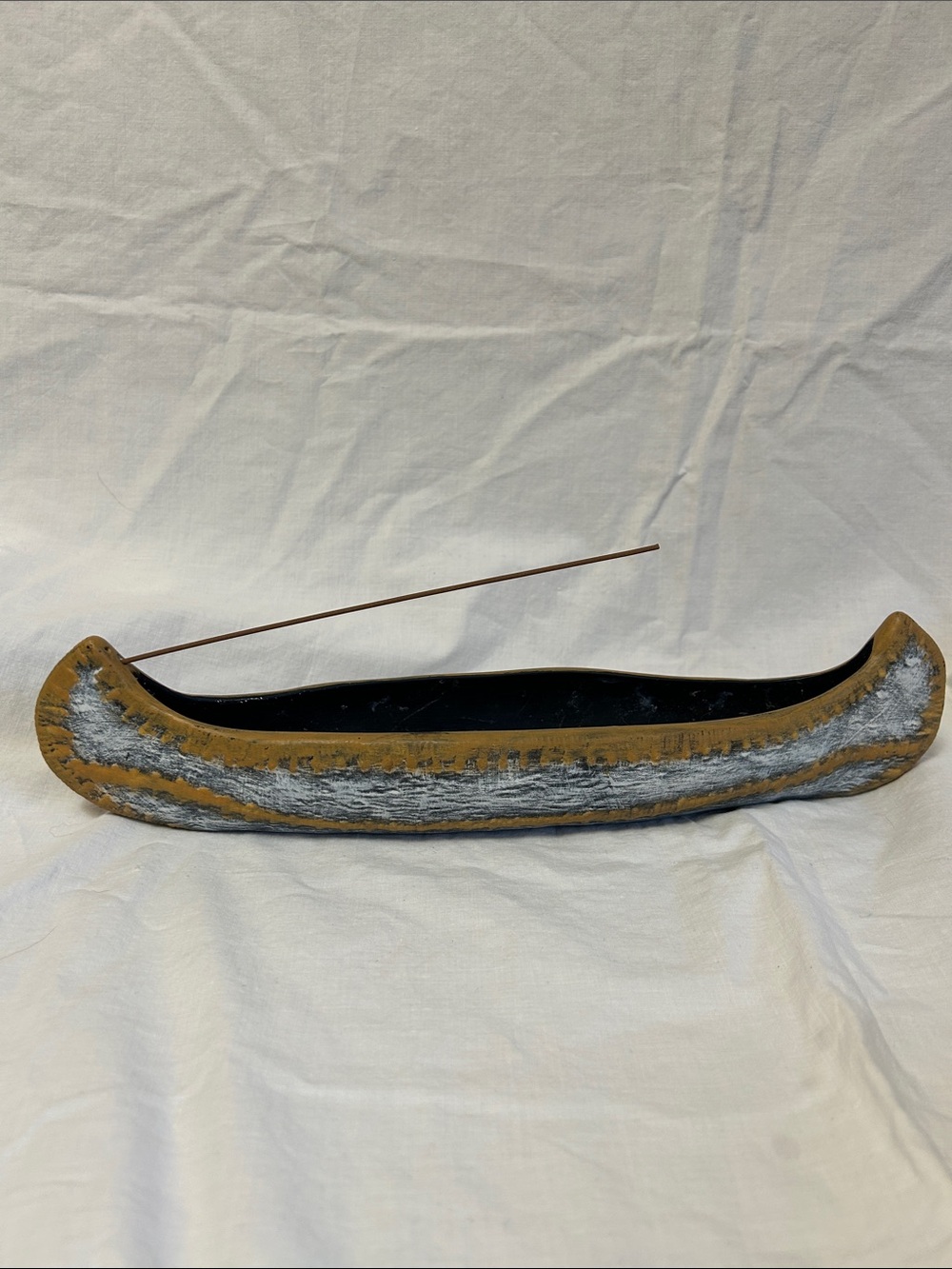 Indigenous Handcrafted Canoe-Shaped Incense Holder